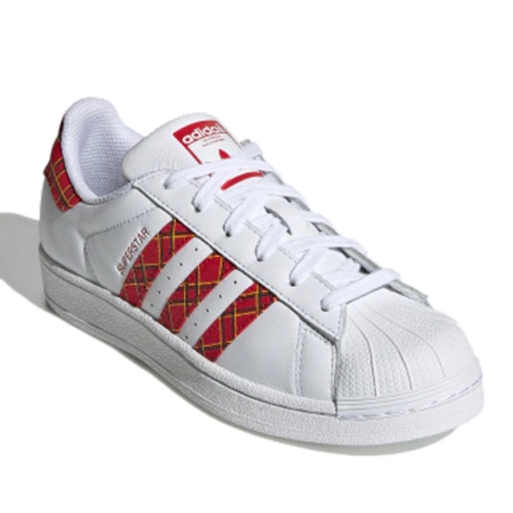 adidas Superstar 'Plaid' FU7446 womens